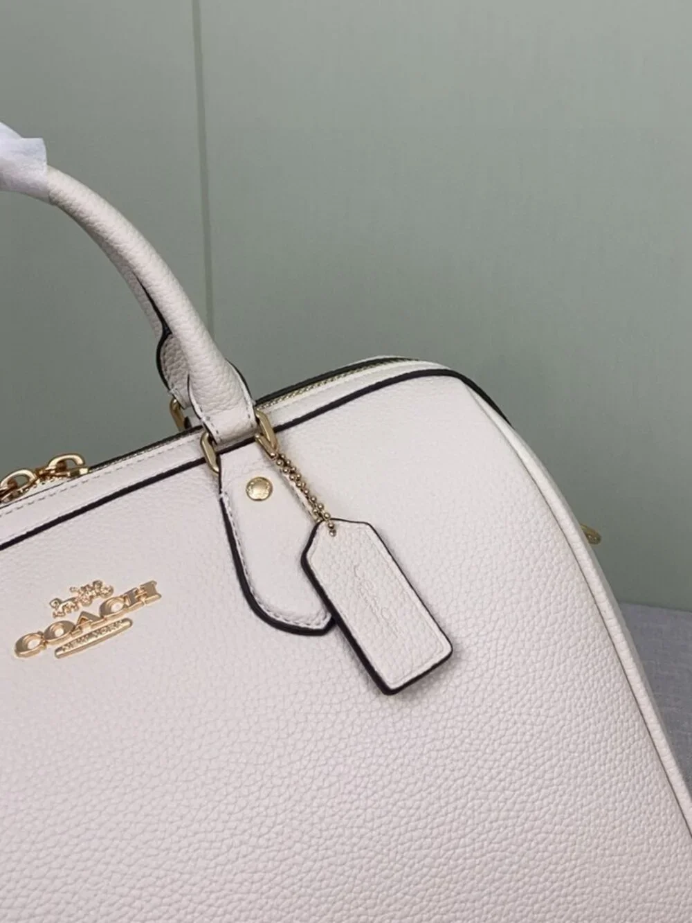 Coach Rowan Large Satchel Bag Leather CV960